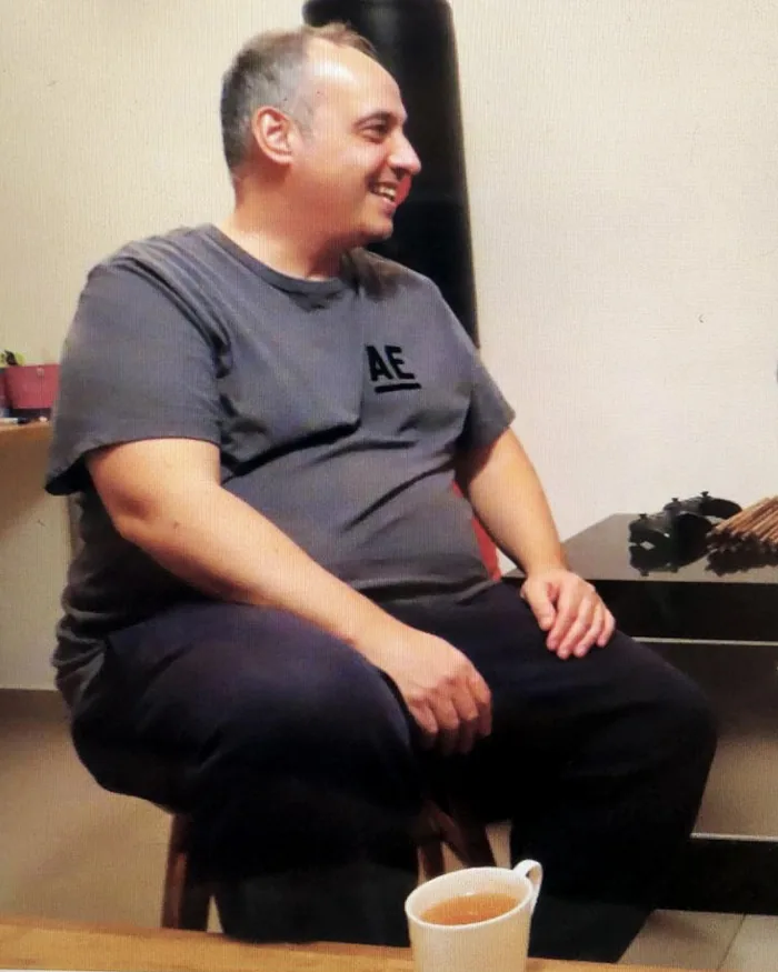 חנן אביסף לפני, במשקל 120 קילו